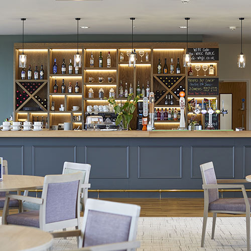 Whittington Heath Golf Club, Staffordshire — interior design services by BHB Architects